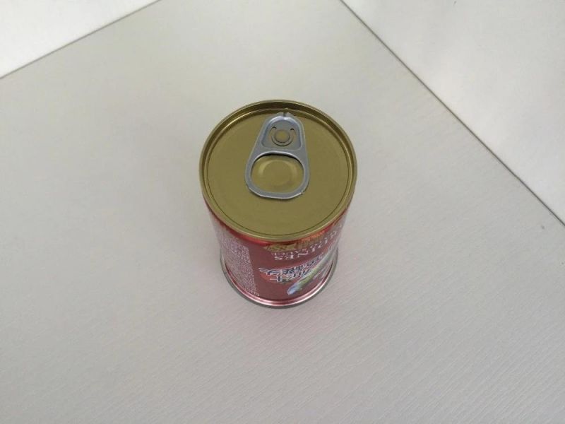 588# Empty Sardine Fish Food Can for 155g Sardines with Tomato Sauce