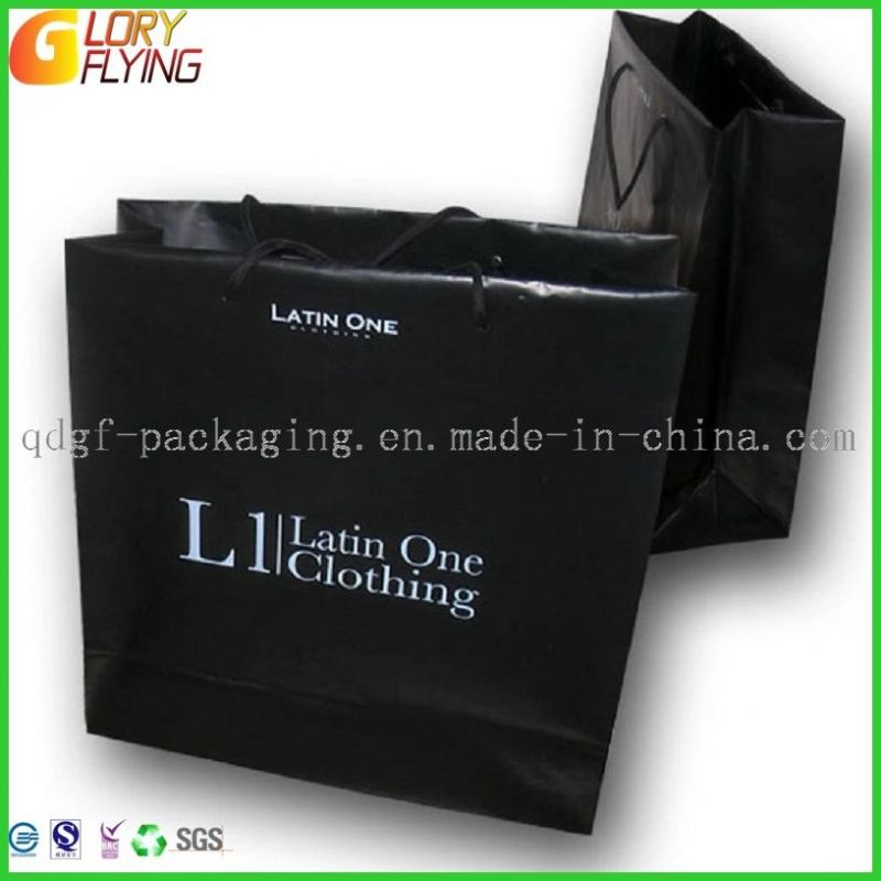 Garment Bag /Carrier Bag with Sides Gusset and Gravure Printing/Shopping Bag