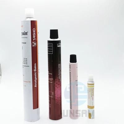 Customized Printing Collapsible Aluminum Tube for Cosmetic Packaging with Octagonal Cap