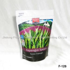 Custom Printed PE Stand up Vegetable Packing Bag