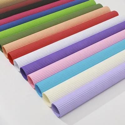 Factory Wholesale High Quality Cheap Color Corrugated Paper Origami Gift Wrapping Paper