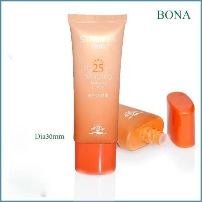 40ml Orange Super Oval Tube Plastic Cosmetic Tube for Bb Cream