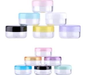 Colorful Mini Plastic Cream Jars, Cosmetic Jar, Plastic Product