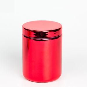 High Quantity Can Printing Logo Can Plating Clear Plastic Storage Jar for Food