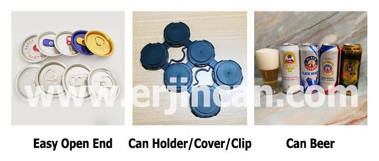 Erjin Aluminum Sleek 310ml 330ml 355ml 12 Oz Can with 202 Sot End