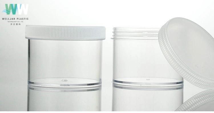 Ins 200ml Slime Transparent Bottle PS Plastic Jar with PP Cap
