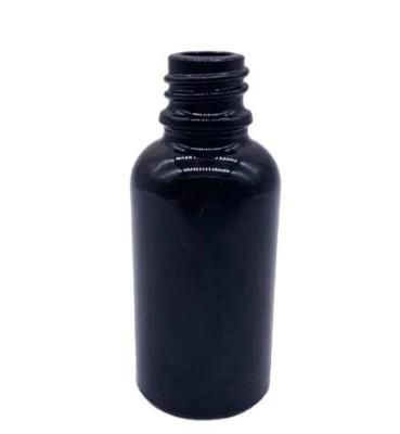 Round Matte Glass Essential Dropper Oil Bottles
