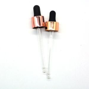 Wholesale 28 400 Black Cosmetic Essential Oil Glass Round Dropper
