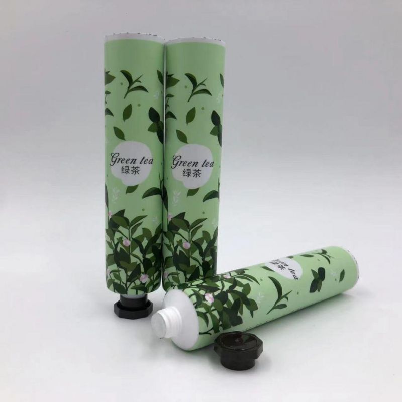 Customized Logo 100g Empty Black Plastic Cosmetic Tubes Face Cream Bb Cream Tube for Skin Care