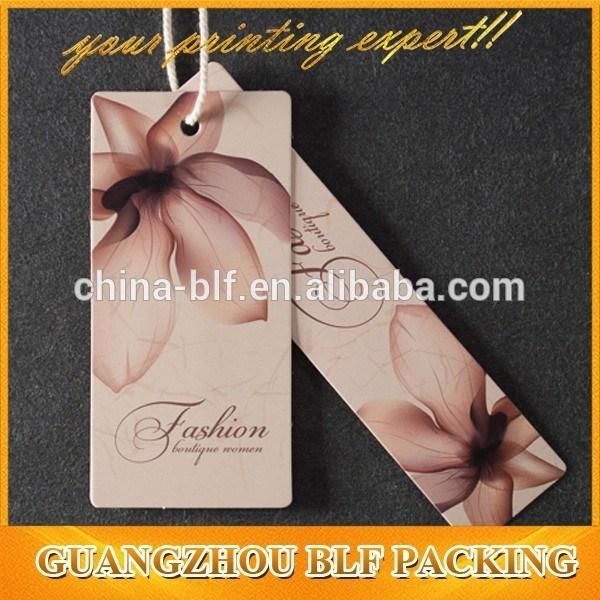 Custom Jewelry Tags Design Printed (BLF-T011)