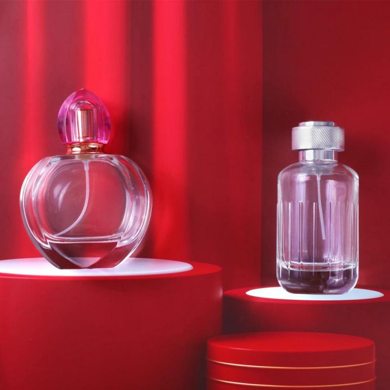 Wholesale 10ml 30ml 50ml 100ml Clear Spray Glass Perfume Bottle with Mist Sprayer and Aluminium Cap