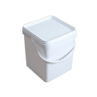 2L White Food Grade Square Plastic Buckets