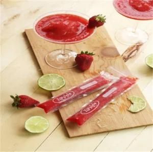 High Quality Clear DIY Ice Pop Mold Zip Top Plastic Popsicle Packaging Bag