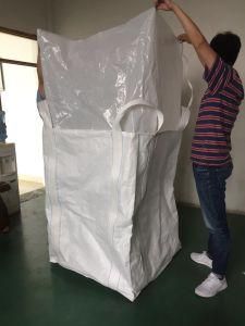 High-End FIBC Ton Big Bulk Bags with Duffle Funnel Bottom for Transportation