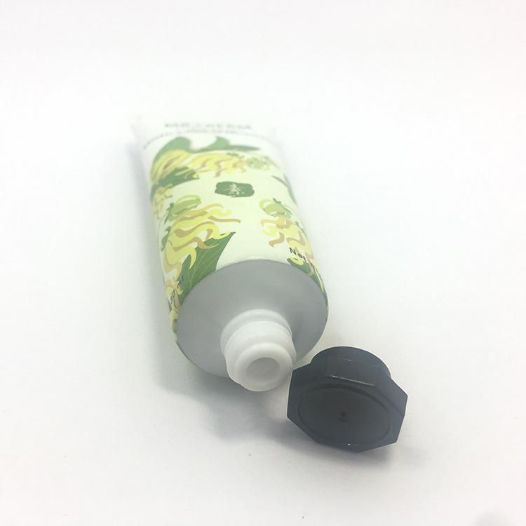 Soft White Face Wash Hand Cream Plastic Cosmetic Tube