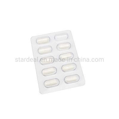 Size 000 Plastic Tablet 10 Holes Capsule Blister Packaging