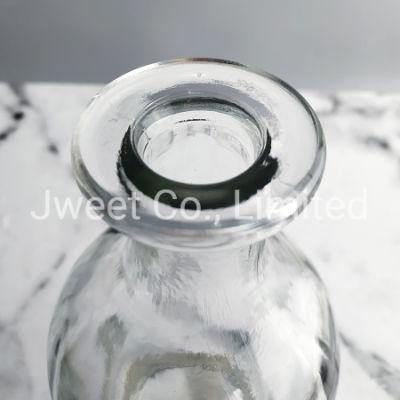 Clear Liquor Brandy Bottle 750ml Liquor Brandy Glass Bottle