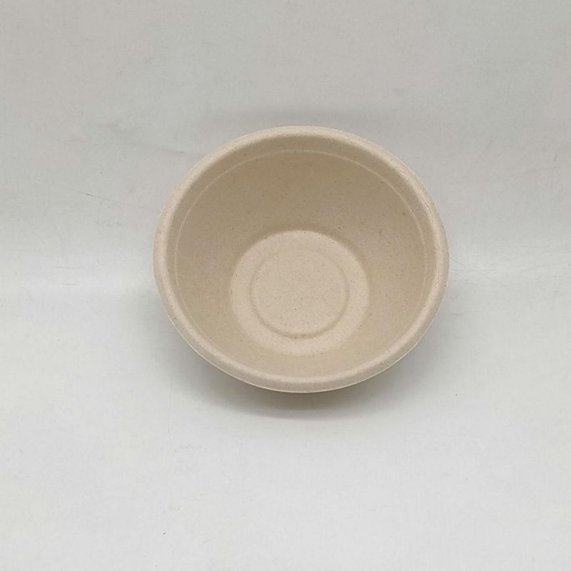 Eco-Friendly 350ml (12OZ) Bagasse Disposable Round Bowls Biodegradable Lunch Bowls