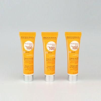 Cosmetic Laminated Aluminum BB/CC Cream Stock Packaging Tube with Flip Top Lid