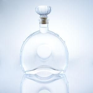 Hot Sale Classic Design Food Grade Brandy Glass Bottles with Lid
