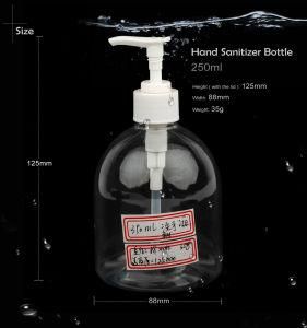 250ml 500ml Plastic Pet Bottle with Pump for Lotion in Stock