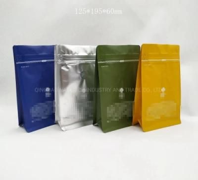 Side Gusset Bag Type Custom Design Aluminum Foil Layer Coffee Packaging Bag