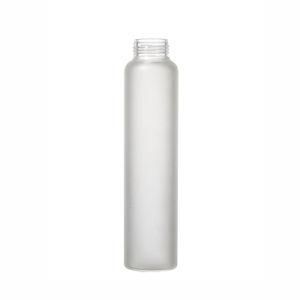 Large Capacity Empty Transparent Round Reusable Safety Glass Beverage Bottle 350ml