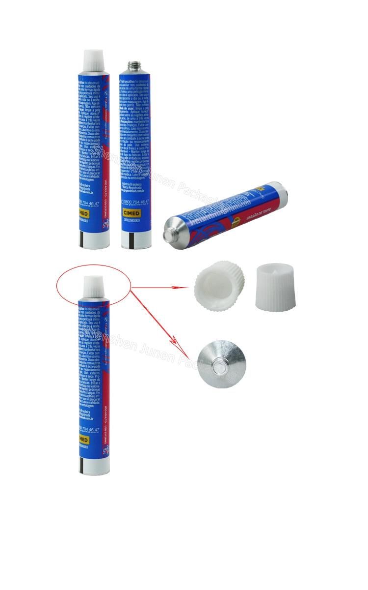 Custom 10g 15g 20g 30g Pharmaceutical Tube Packaging Aluminum Ointment Tubes
