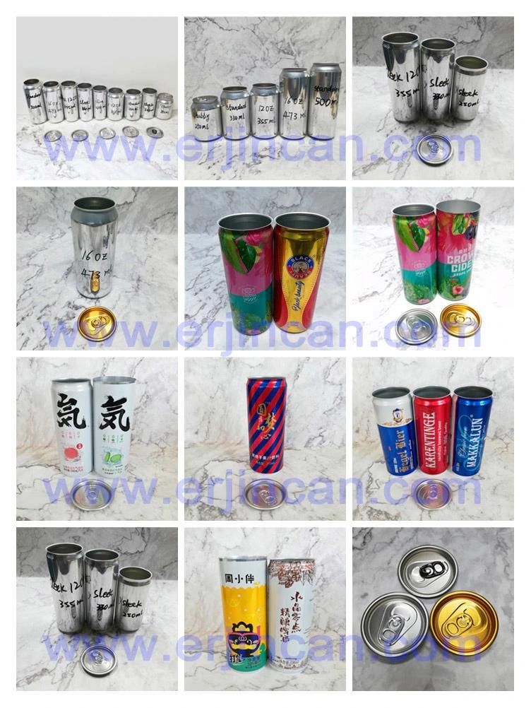 Print and Brite Aluminum Can Standard 500ml 16.9oz for CSD Carbonated Soft Drink Soda Water