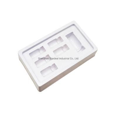 Custom Disposable White Ampoule Medication Blister Plastic Vial Insert Tray