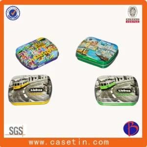 Food Grade Hinged Wholesale Mint Candy Tin
