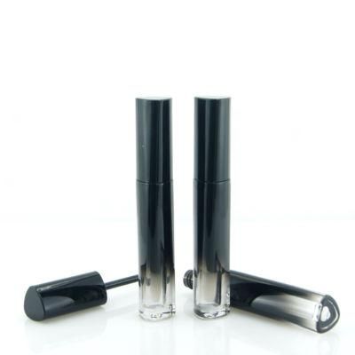 4ml Low MOQ Gradient Black Empty Lip Oil Containers Wand Tube Lipgloss Liquid Lipstick Tubes