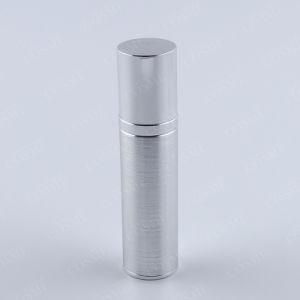Aluminum Wiredrawing Airless Perfume Bottle for Cosmetic Packaging