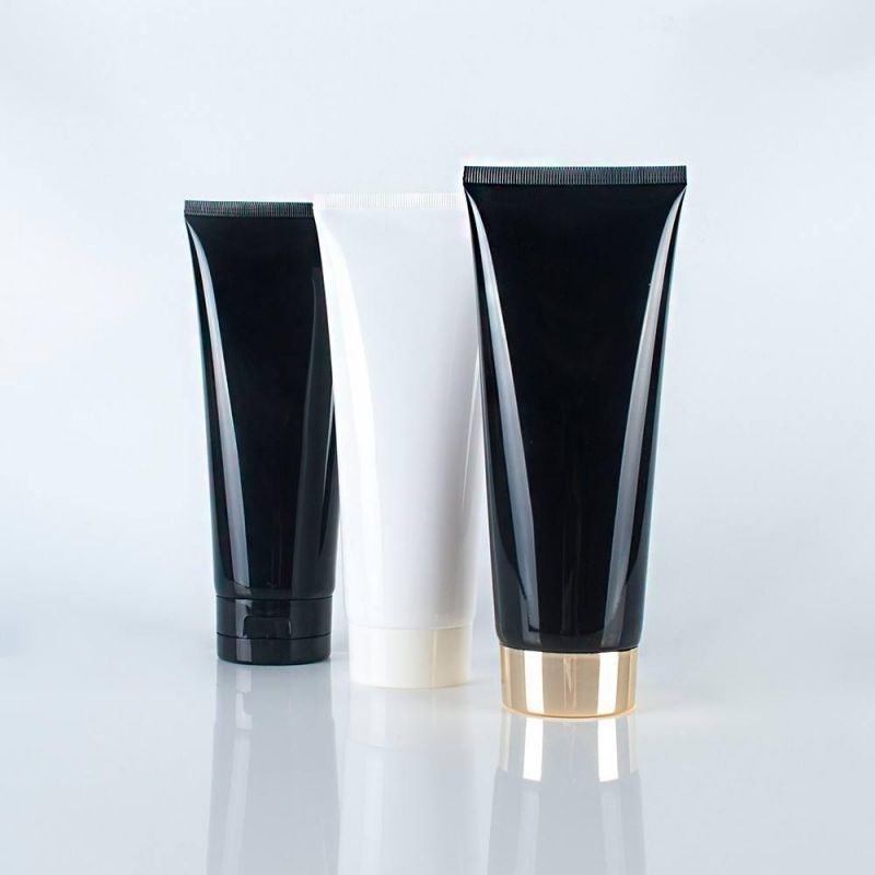 Free Sample 100ml Empty Cosmetic Cream White Plastic Soft Tubes with Flip Top