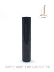 Tall Glossy Black Empty Lipstick Tube Cosmetic Packaging for Make up