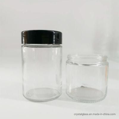 Honey Glass Jar Wide Mouth Straight Sided 14 Oz 16 Oz