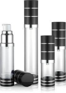 Plastic Airless Bottle for Cosmetic Packaging