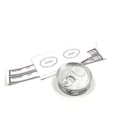 Cali Pressitin Tin Can 73.3*24mm Tuna Tins with Stickers Cali Medical Stardawg Tubs Custom Labels Pressitin Aluminum Cans