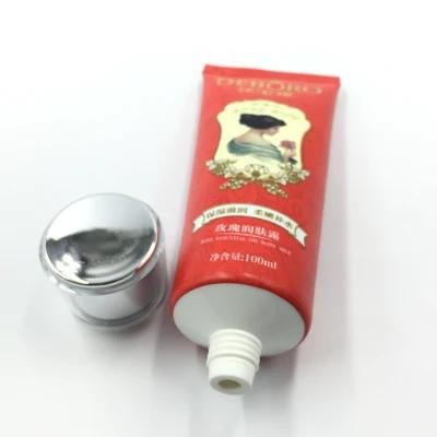 Plastic Empty Soft PE Oval Cosmetic Packaging Tube for Appearance Level Cream
