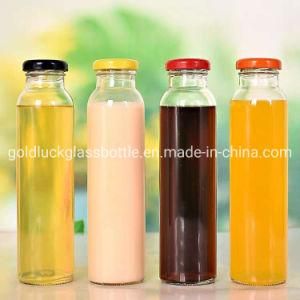 250ml 310ml 500ml Juice Beverage Milk Wine Glass Bottle with Metal Lug Cap/Aluminum Cap