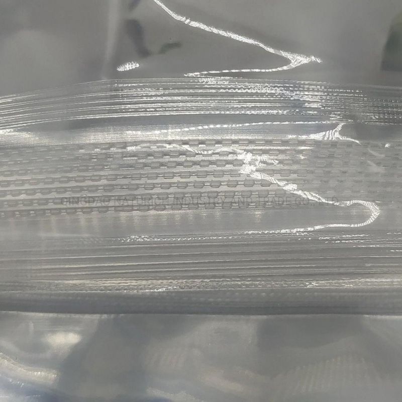 One Side Transparent Other Side Aluminum Foil Bag for Food