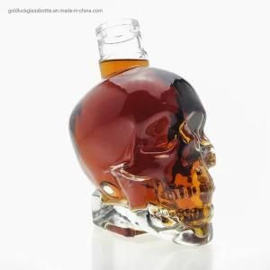 500ml Unique Skull Glass Bottle