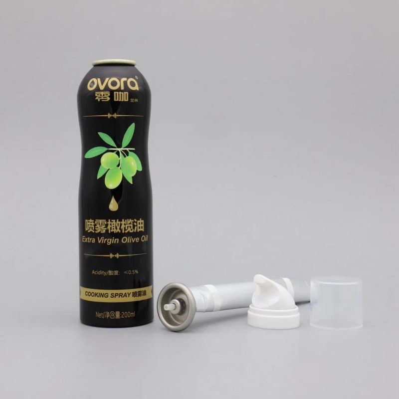 White Color Aerosol Actuator for Olive Oil