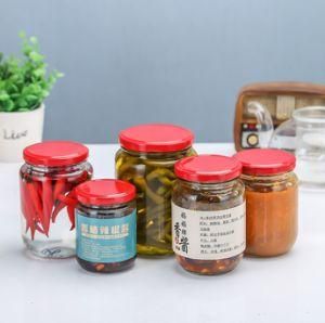 Small Glass Jars with Screw Lids Customized Food Storage Glass Honey Jars
