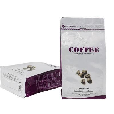 Stand up Kraft Paper Coffee Bag with Valve Ziplock Pouch
