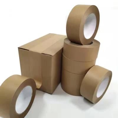 Water Activated Reinforced Kraft Paper Tape with Company Logo