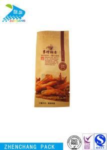Customized Temperature Resistance Dried Meat Plastic Bag with Zipper Lock Print Three Side Sealing
