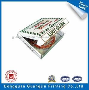 Custom Made White Kraft Paper Corrugated Pizza Packaging Box