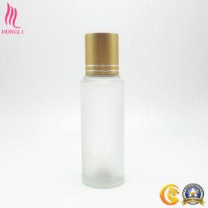 Hot Sale Round Frosted Glass Bottle Container