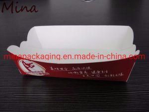 Paper Boat Shape Food Box Paper Food Tray Food Hold Container